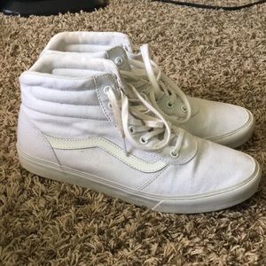 White High Top Vans